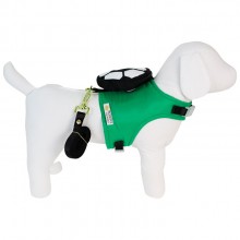 Colete com guia para cachorro